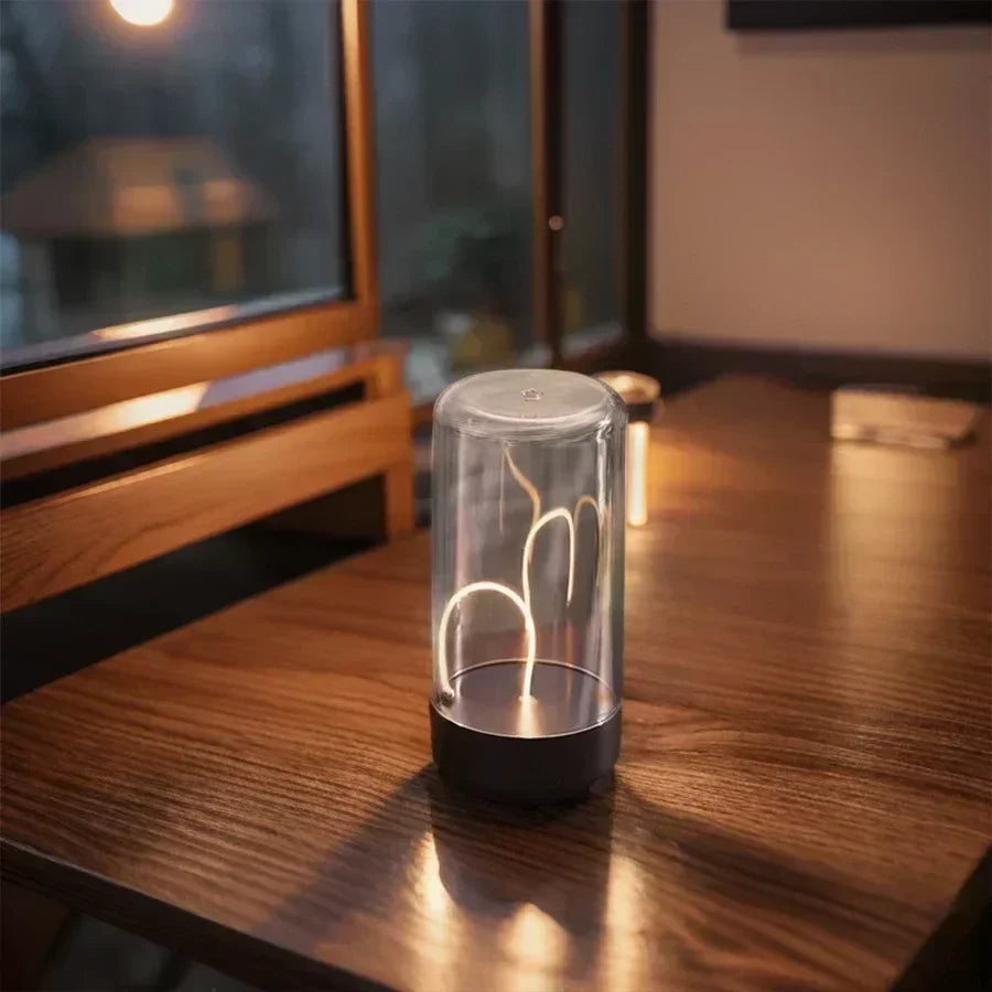 QuantumGlow Magnetic Ambient Light – USB-C Rechargeable