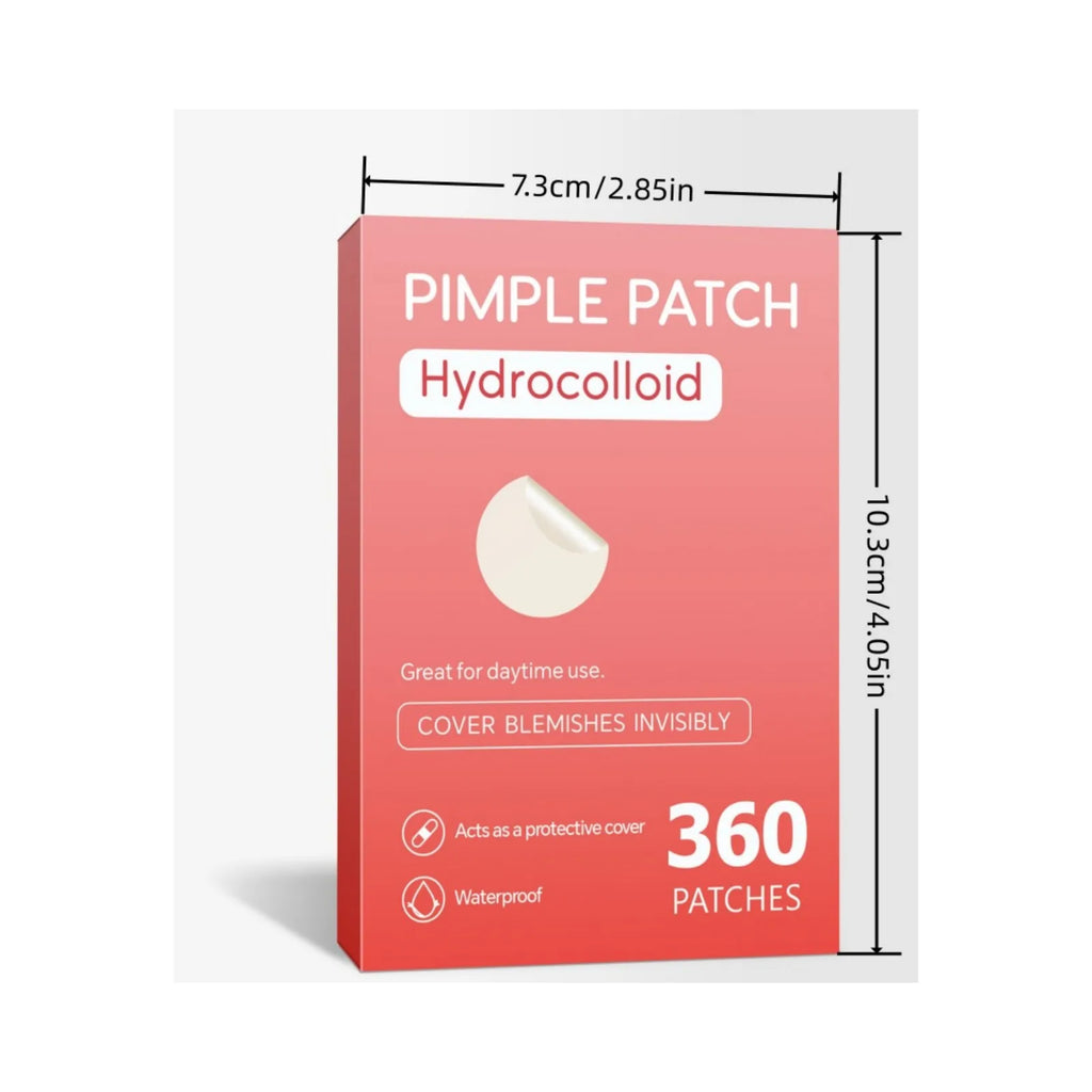360 Skin-Tone Round Acne Patches | Hydrocolloid & Gentle Cover