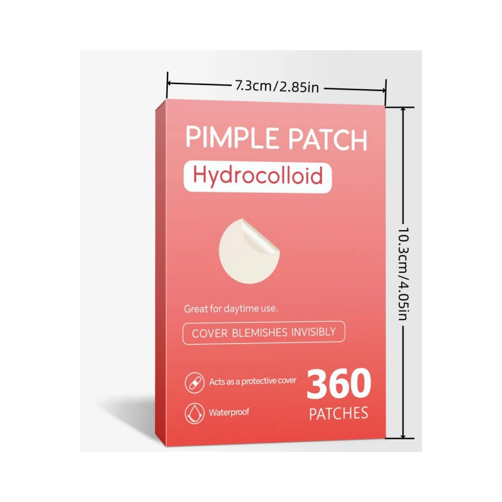 360 Skin-Tone Round Acne Patches | Hydrocolloid & Gentle Cover