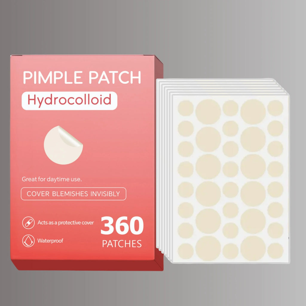 360 Skin-Tone Round Acne Patches | Hydrocolloid & Gentle Cover