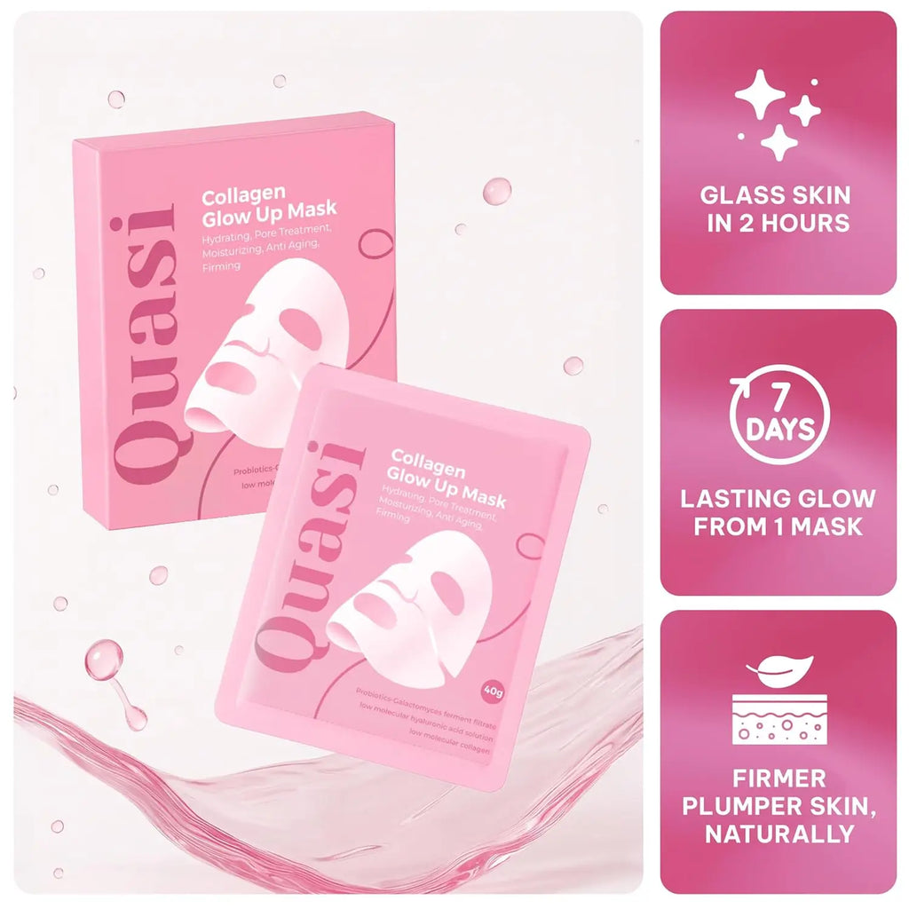 Hydrating Korean Sheet Collagen Face Mask Overnight – Niacinamide & Low Molecular Collagen