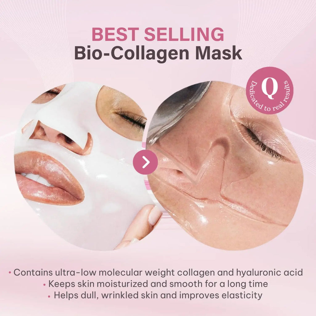 Hydrating Korean Sheet Collagen Face Mask Overnight – Niacinamide & Low Molecular Collagen